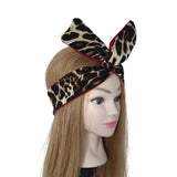 Leopard and Red Wired Headband
