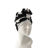 pleated turban hat