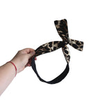 Leopard and Black Wired Headband