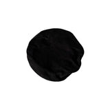 Black beret on a white background
