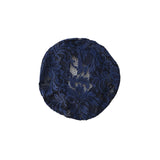 navy lace beret