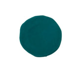 Teal beret on a white background