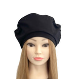 unlined black beret