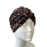 vintage leopard turban