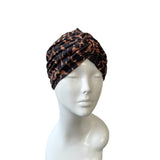 vintage leopard turban