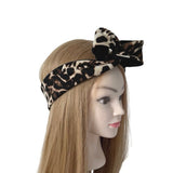 Leopard and Black Wired Headband