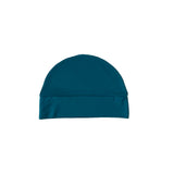 Blue swim cap on a white background