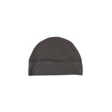 Black swim cap on a white background