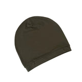 Dark green swim cap on a white background