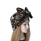 Leopard and Black Wired Headband