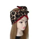 Leopard and Red Wired Headband