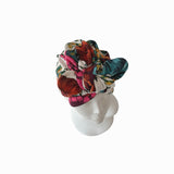 white floral turban