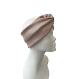 wide metallic headband