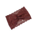 Brown lace headband
