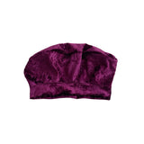 wine red velvet hat
