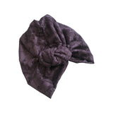 Navy Blue Lace Head Wrap Summer Turban Hat