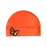 Burnt Orange Spring Cotton Beanie Cap