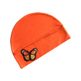 Burnt Orange Spring Cotton Beanie Cap