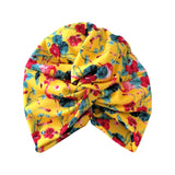  Bright Yellow Summer Turban Head Wrap