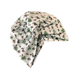 Mint Green Cacti Print Twisted Hair Turban for Women