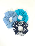 Blue Scrunchies IamMe Store UK