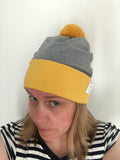 Charcoal Grey Beanie Hat Women