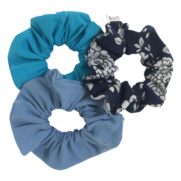 Blue Scrunchies IamMe Store UK