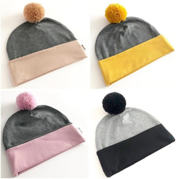 Charcoal Grey Beanie Hat Women